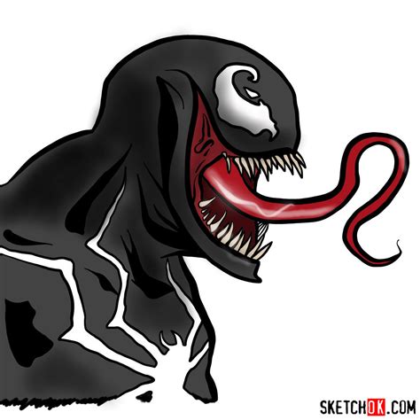 Apr 17, 2022 I show you how to draw and paint Spider Man vs Venom in a single image, in a single face, easily and step by step. . How to draw venoms face
